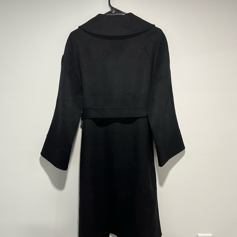 100% Wool Black Women's Coat - Picture 3 of 12